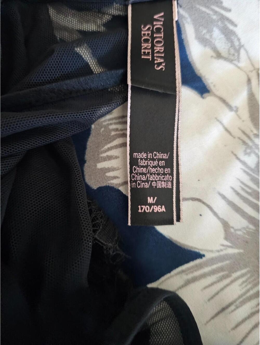 New Women's Victoria's Secret Bodysuit Lingerie Lace Black Halter Thong Medium - Picture 3 of 13